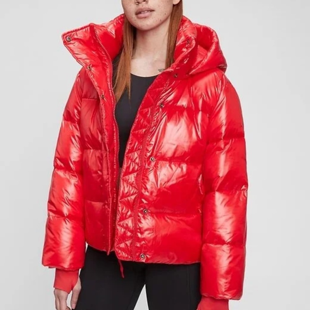 gap recycled red puffer